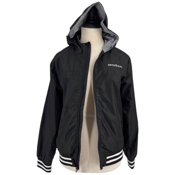Swiss Alps Lightweight Water and Wind Resistant Hooded Jacket NWT - Picture 7 of 9